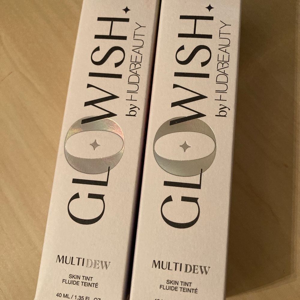 Set of 2 GloWish by Huda Beauty Multidew Skintint